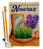 Nowruz Holiday - Faith & Religious Inspirational Vertical Impressions Decorative Flags HG192466 Made In USA