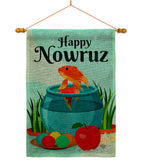 Persian Nowruz - Faith & Religious Inspirational Vertical Impressions Decorative Flags HG192470 Made In USA