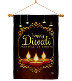 Celerate Diwali - Faith & Religious Inspirational Vertical Impressions Decorative Flags HG192473 Made In USA