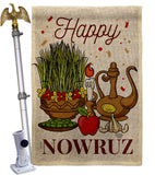 Iranian New Year - Faith & Religious Inspirational Vertical Impressions Decorative Flags HG192480 Made In USA