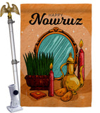 Happy Persian New Year - Faith & Religious Inspirational Vertical Impressions Decorative Flags HG192482 Made In USA