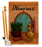 Happy Persian New Year - Faith & Religious Inspirational Vertical Impressions Decorative Flags HG192482 Made In USA