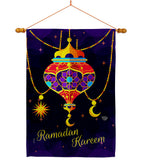 Ramadan Greeting - Faith & Religious Inspirational Vertical Impressions Decorative Flags HG192487 Made In USA