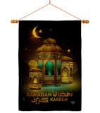 Happy Ramadan Wishes  - Faith & Religious Inspirational Vertical Impressions Decorative Flags HG192488 Made In USA