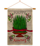 Sabzeh Nowruz - Faith & Religious Inspirational Vertical Impressions Decorative Flags HG192491 Made In USA