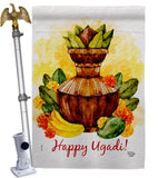 Ugadi - Faith & Religious Inspirational Vertical Impressions Decorative Flags HG192504 Made In USA