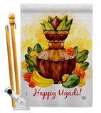 Ugadi - Faith & Religious Inspirational Vertical Impressions Decorative Flags HG192504 Made In USA