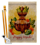 Ugadi - Faith & Religious Inspirational Vertical Impressions Decorative Flags HG192504 Made In USA