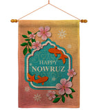 International Nowruz Day - Faith & Religious Inspirational Vertical Impressions Decorative Flags HG192512 Made In USA