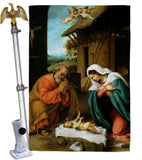 The Nativity - Faith & Religious Inspirational Vertical Impressions Decorative Flags HG192555 Made In USA