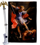 Archangel - Faith & Religious Inspirational Vertical Impressions Decorative Flags HG192559 Made In USA