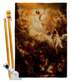 The Ascension - Faith & Religious Inspirational Vertical Impressions Decorative Flags HG192562 Made In USA