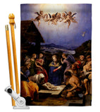 The Adoration of the Shepherds - Faith & Religious Inspirational Vertical Impressions Decorative Flags HG192567 Made In USA