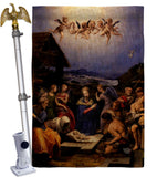 The Adoration of the Shepherds - Faith & Religious Inspirational Vertical Impressions Decorative Flags HG192567 Made In USA