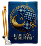 Hari Raya Aidilfitri - Faith & Religious Inspirational Vertical Impressions Decorative Flags HG192570 Made In USA