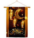 Blessed Eid - Faith & Religious Inspirational Vertical Impressions Decorative Flags HG192689 Made In USA