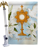 Corpus Christi - Faith & Religious Inspirational Vertical Impressions Decorative Flags HG192706 Made In USA