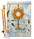 Corpus Christi - Faith & Religious Inspirational Vertical Impressions Decorative Flags HG192706 Made In USA