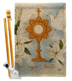 Corpus Christi - Faith & Religious Inspirational Vertical Impressions Decorative Flags HG192706 Made In USA