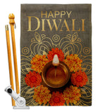 Festival Diwali - Faith & Religious Inspirational Vertical Impressions Decorative Flags HG192717 Made In USA