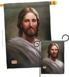 Our Savior - Faith & Religious Inspirational Vertical Impressions Decorative Flags HG103047 Made In USA