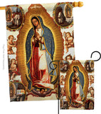 Our Lady of Guadalupe - Faith & Religious Inspirational Vertical Impressions Decorative Flags HG103057 Made In USA