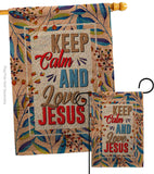 Love Jesus - Faith & Religious Inspirational Vertical Impressions Decorative Flags HG103075 Made In USA