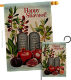 Chag Sameach - Faith & Religious Inspirational Vertical Impressions Decorative Flags HG103092 Made In USA