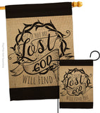 God Will Find You - Impressions Decorative Garden Flag G135255-BO