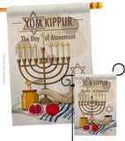 Yom Kippur - Faith & Religious Inspirational Vertical Impressions Decorative Flags HG192371 Made In USA