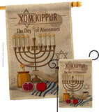 Yom Kippur - Faith & Religious Inspirational Vertical Impressions Decorative Flags HG192371 Made In USA