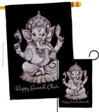 Ganesh Chaturthi - Faith & Religious Inspirational Vertical Impressions Decorative Flags HG192454 Made In USA