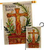 Semana Santa - Faith & Religious Inspirational Vertical Impressions Decorative Flags HG192458 Made In USA