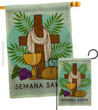 Blessing Semana Santa - Faith & Religious Inspirational Vertical Impressions Decorative Flags HG192460 Made In USA