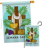 Blessing Semana Santa - Faith & Religious Inspirational Vertical Impressions Decorative Flags HG192460 Made In USA