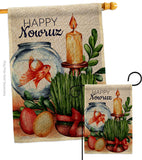 Nowruz - Faith & Religious Inspirational Vertical Impressions Decorative Flags HG192462 Made In USA