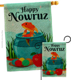Persian Nowruz - Faith & Religious Inspirational Vertical Impressions Decorative Flags HG192470 Made In USA