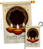Deepawali - Faith & Religious Inspirational Vertical Impressions Decorative Flags HG192474 Made In USA