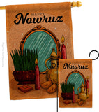 Happy Persian New Year - Faith & Religious Inspirational Vertical Impressions Decorative Flags HG192482 Made In USA