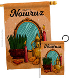 Happy Persian New Year - Faith & Religious Inspirational Vertical Impressions Decorative Flags HG192482 Made In USA