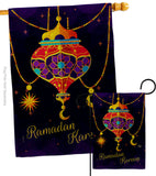 Ramadan Greeting - Faith & Religious Inspirational Vertical Impressions Decorative Flags HG192487 Made In USA