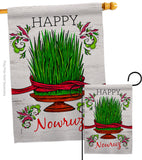 Sabzeh Nowruz - Faith & Religious Inspirational Vertical Impressions Decorative Flags HG192491 Made In USA