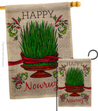 Sabzeh Nowruz - Faith & Religious Inspirational Vertical Impressions Decorative Flags HG192491 Made In USA