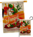 Happy Prosperous Pongal - Faith & Religious Inspirational Vertical Impressions Decorative Flags HG192514 Made In USA