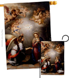 The Annunciation - Faith & Religious Inspirational Vertical Impressions Decorative Flags HG192547 Made In USA