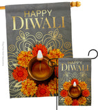 Festival Diwali - Faith & Religious Inspirational Vertical Impressions Decorative Flags HG192717 Made In USA