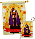 Our Lady of Aparecida - Faith Religious Inspirational Vertical Impressions Decorative Flags HG190073 Made In USA