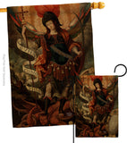 Archangel - Faith Religious Inspirational Vertical Impressions Decorative Flags HG190078 Made In USA