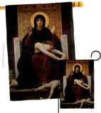 The Virgin of Consolation - Faith Religious Inspirational Vertical Impressions Decorative Flags HG190083 Made In USA