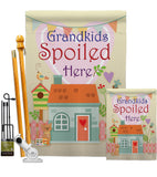 Grandkids Spoiled Here - Family Special Occasion Vertical Impressions Decorative Flags HG115003 Made In USA